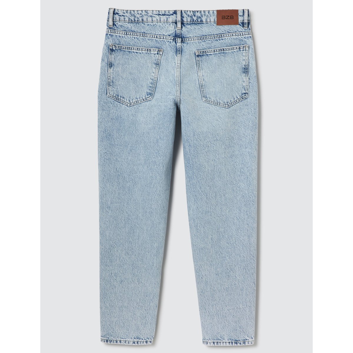 Jean relaxed bleach bleu clair, BZB