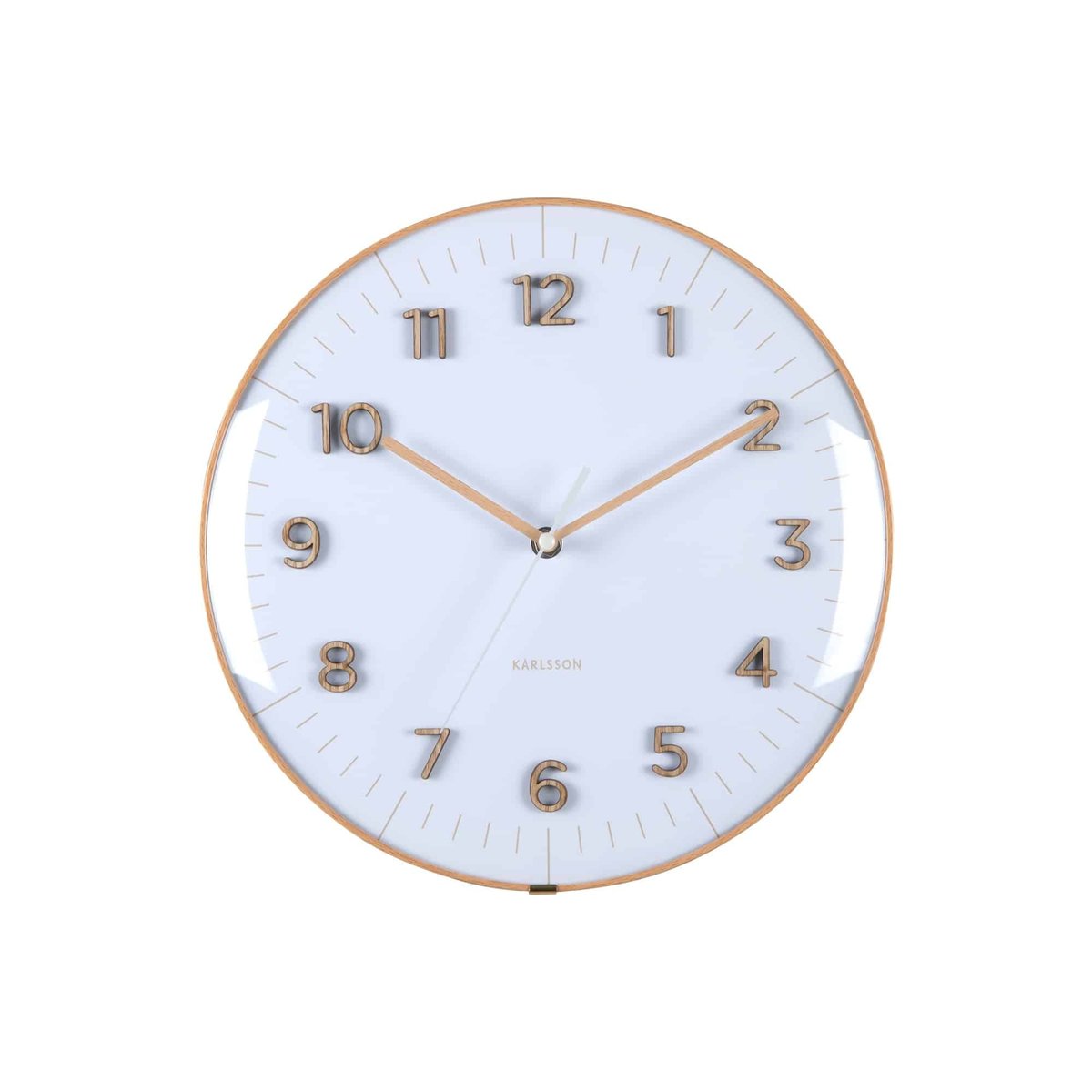 Horloge Murale Plastique ESENCIA DOME blanc, KARLSSON