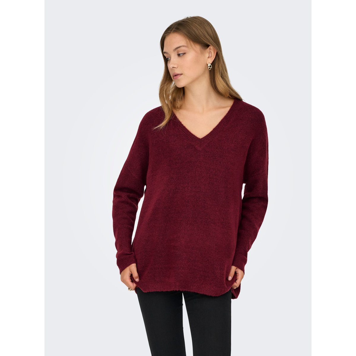 Pull En Maille cabernet, ONLY