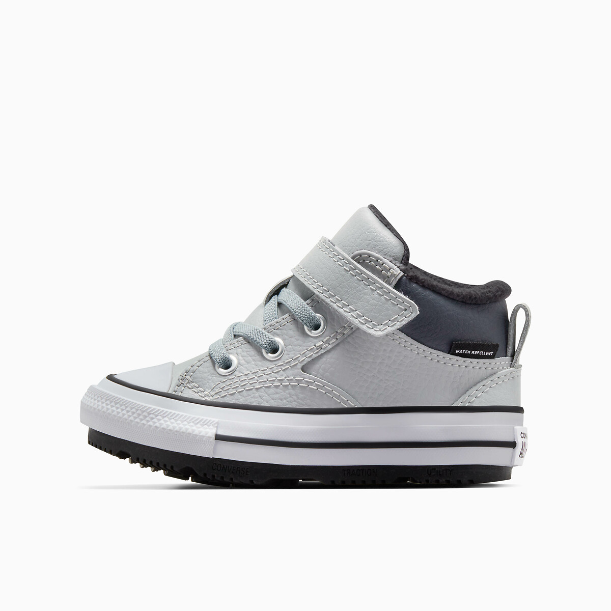 Kids' Malden Street Mid Counter Climate Trainers in Leather grey, CONVERSE