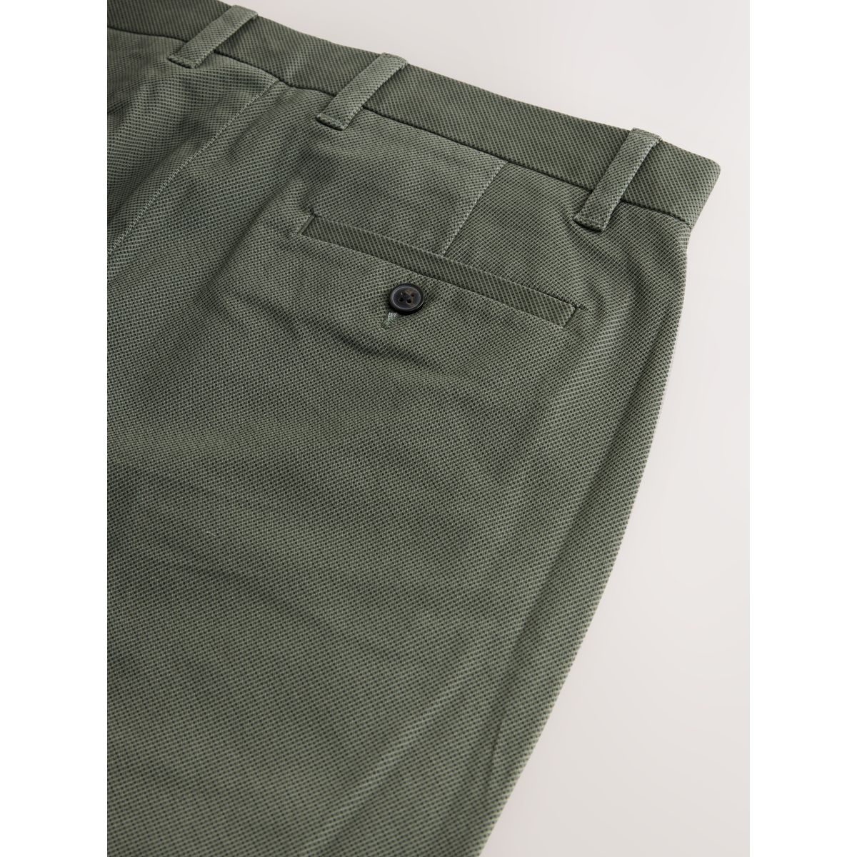 Pantalon chino doux stretch imprimé vert, NEXT