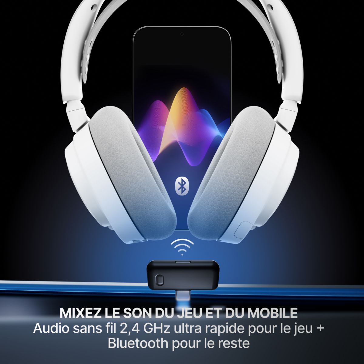 Casque gamer Arctis Nova 7 Gen 2 Blanc couleur unique, STEELSERIES