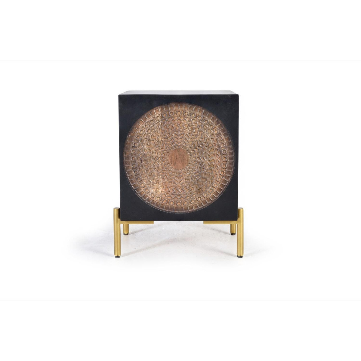 Table de chevet - EBÉLINE noir, DECORATION D’AUTREFOIS