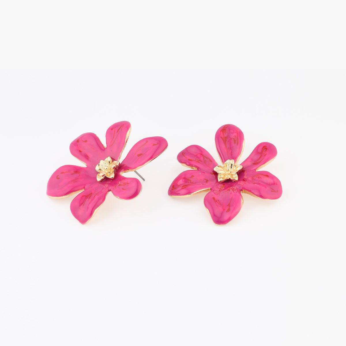 Boucles d'oreilles fleurs fuchsia fuchsia, BALABOOSTE