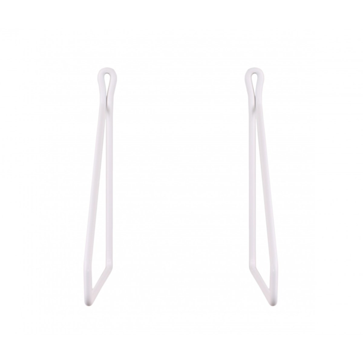 2 Equerres Vintage Acier Laqué pour Tablette blanc, ARCHIV