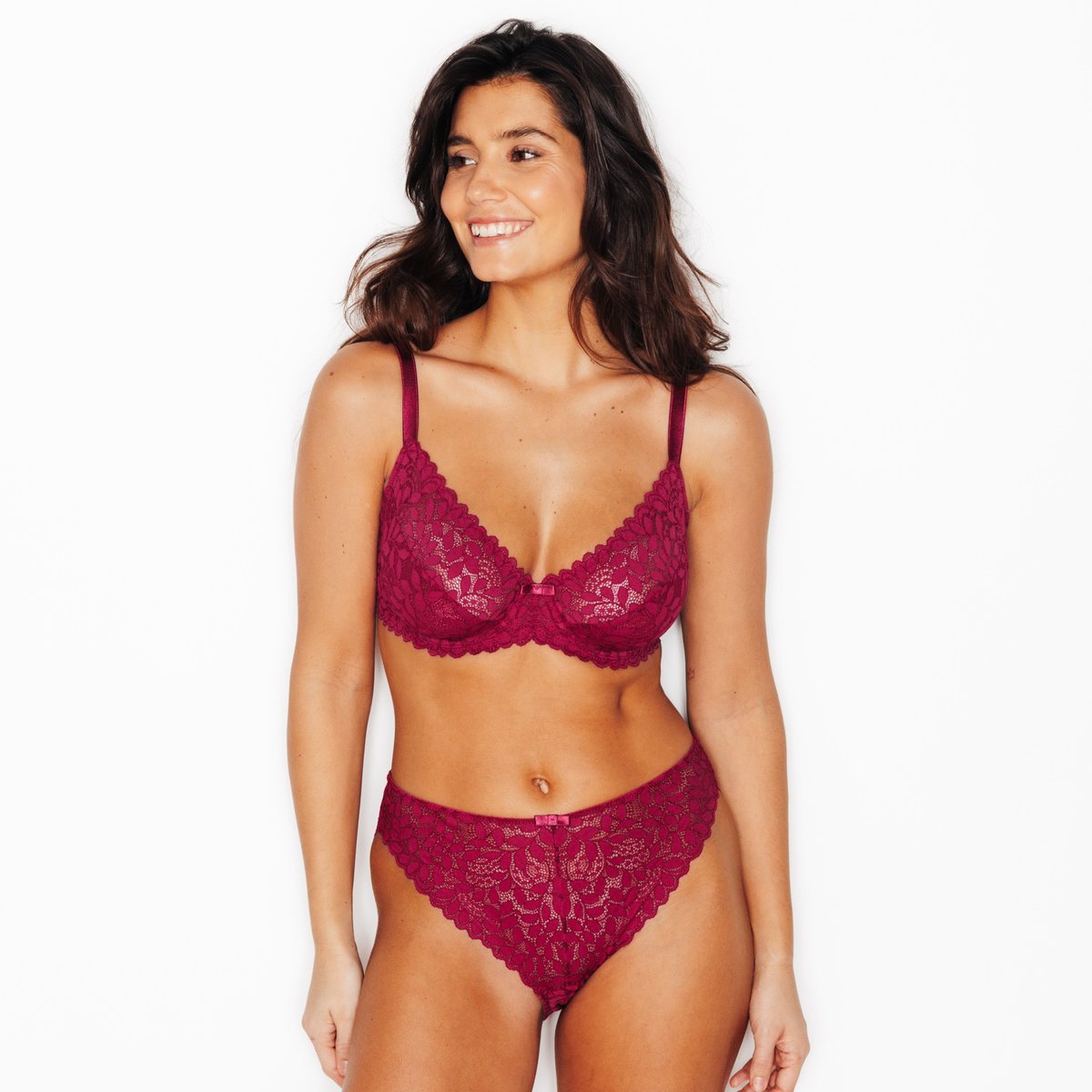Soutien-gorge corbeille ISADORA bordeaux, ROUGEGORGE LINGERIE