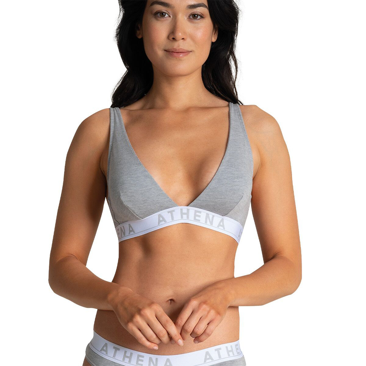 Soutien gorge sans armatures  Easy Color gris chiné, ATHENA