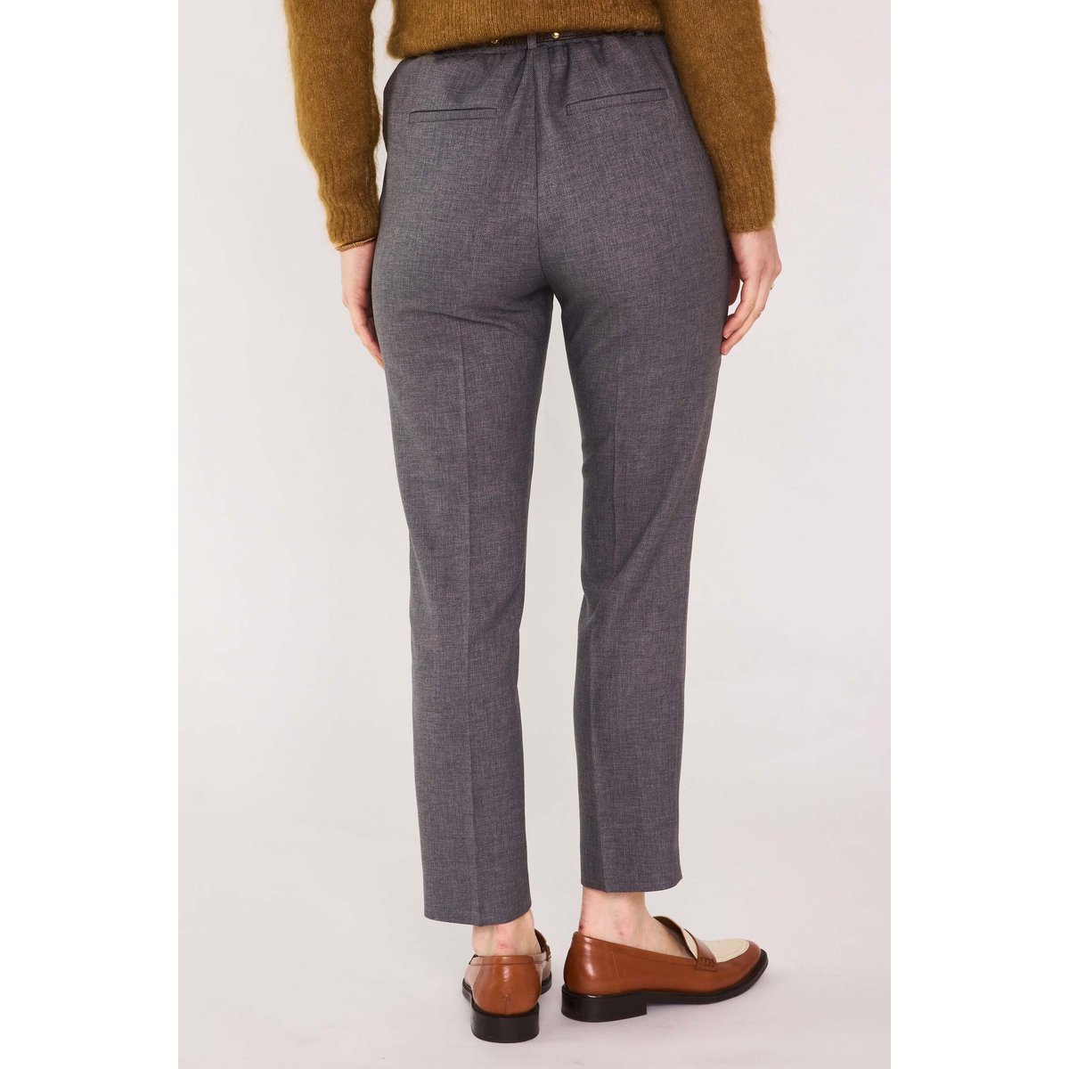 Pantalon cigarette FELIX gris souris, Maison 123