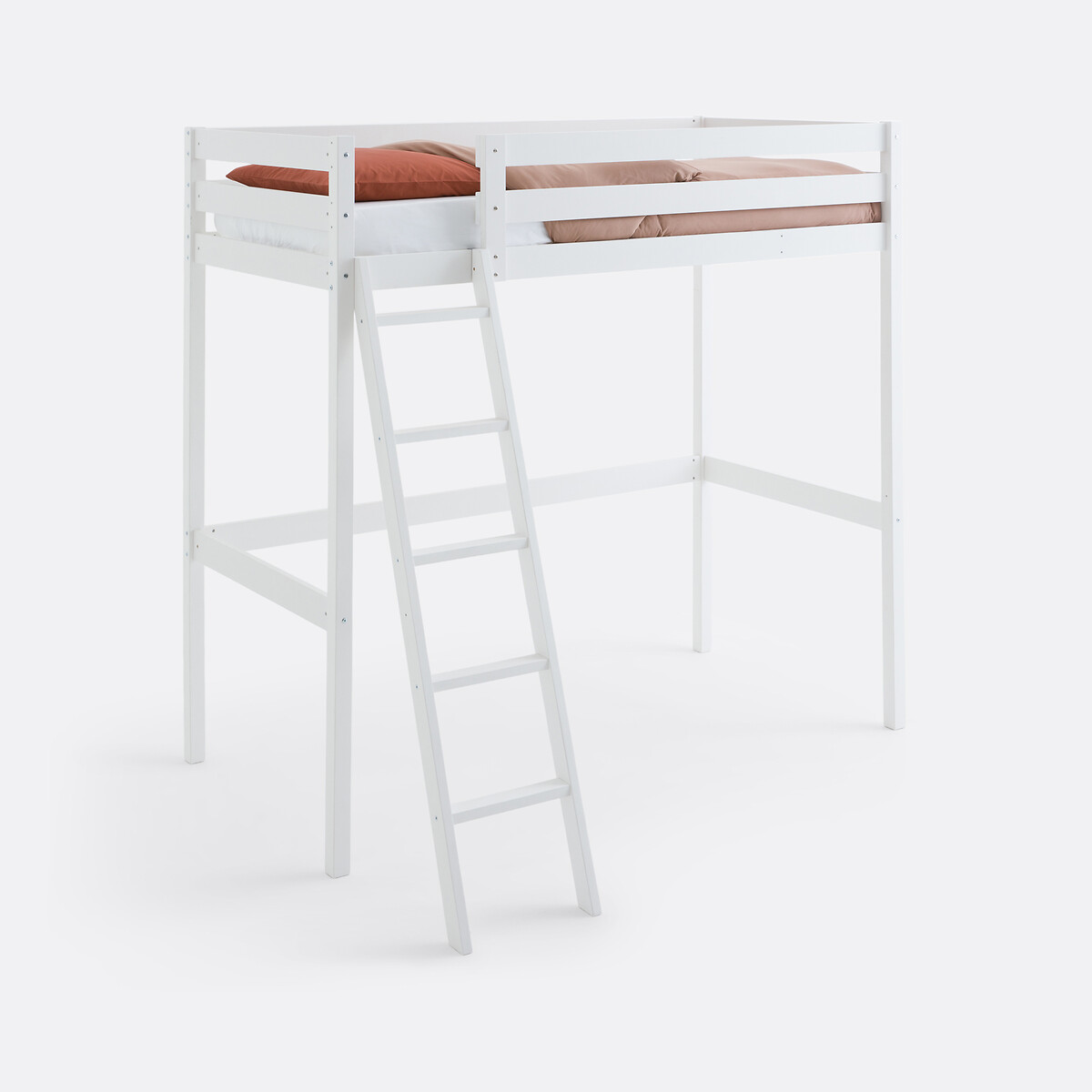 Lit mezzanine avec sommier, Maysar blanc, LA REDOUTE INTERIEURS
