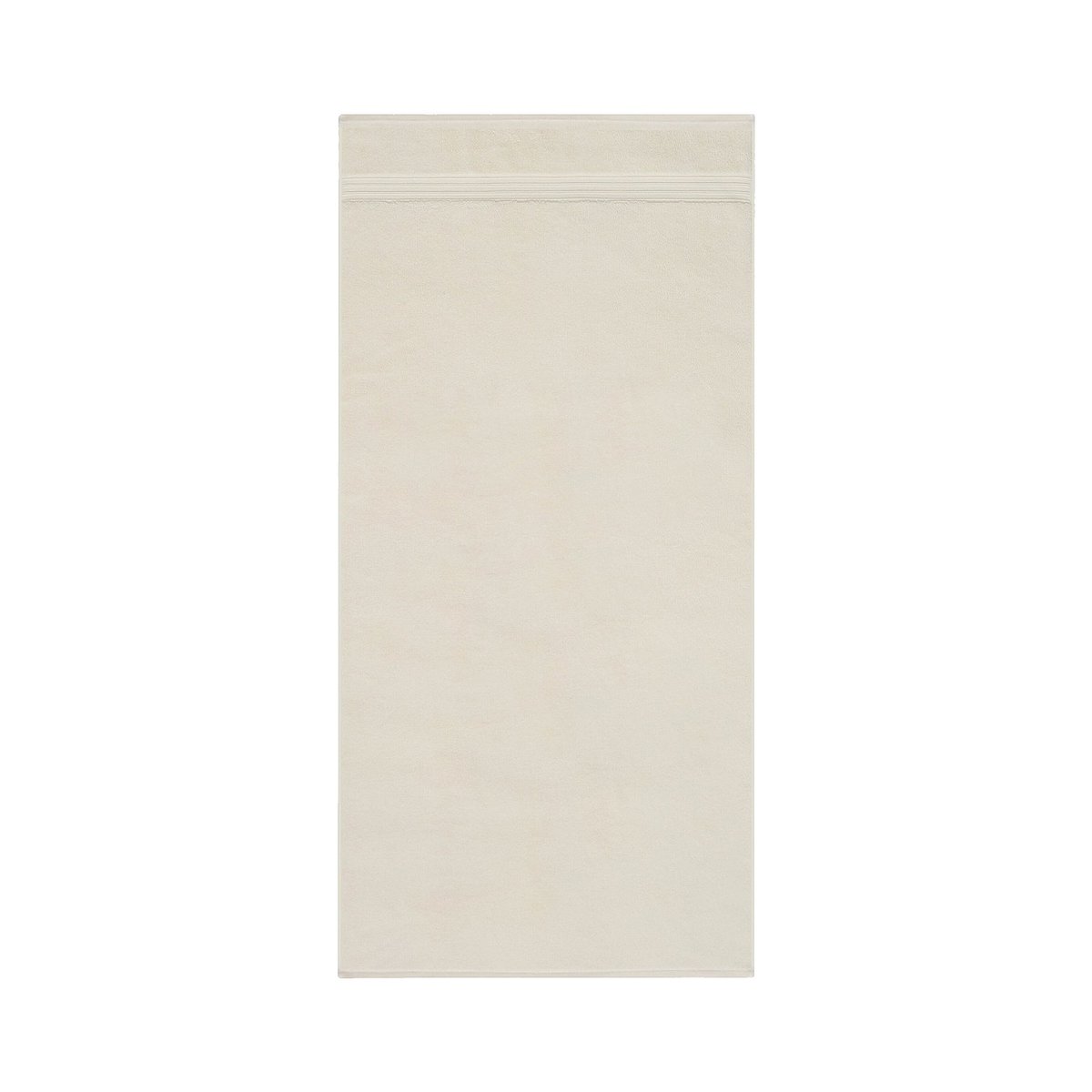 Serviette de bain en coton naturel NAHIA blanc, HABITAT