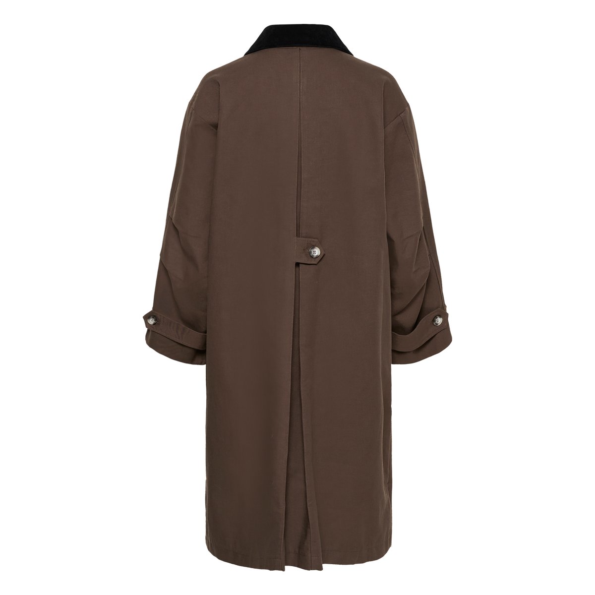Veste d'extérieur marron animalier chocolate brown, SOAKED IN LUXURY