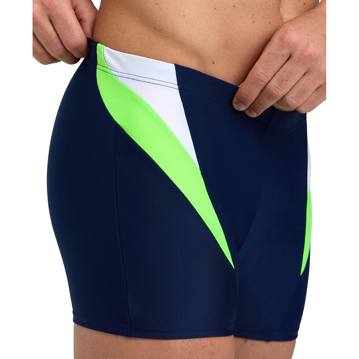 Short de bain Feel Panel navy-soft green-white, ARENA