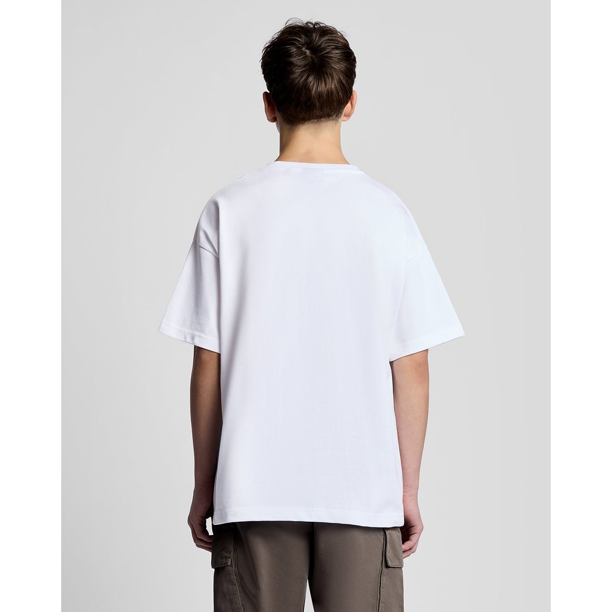 T-shirt épais décontracté blanc, LYLE & SCOTT