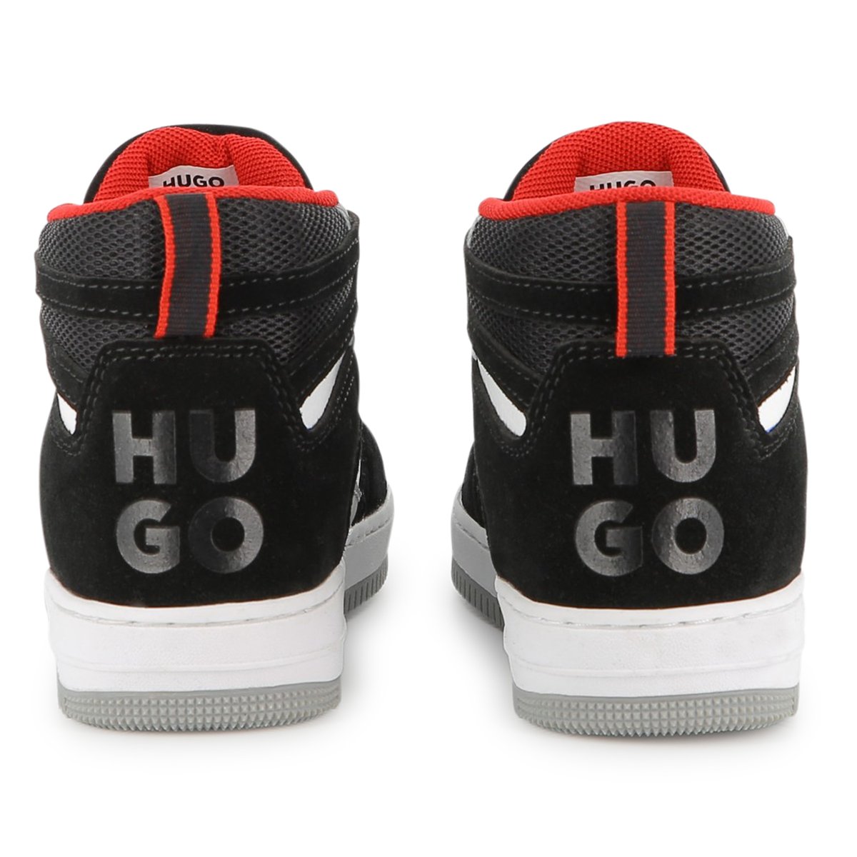Baskets montantes black, HUGO KIDSWEAR