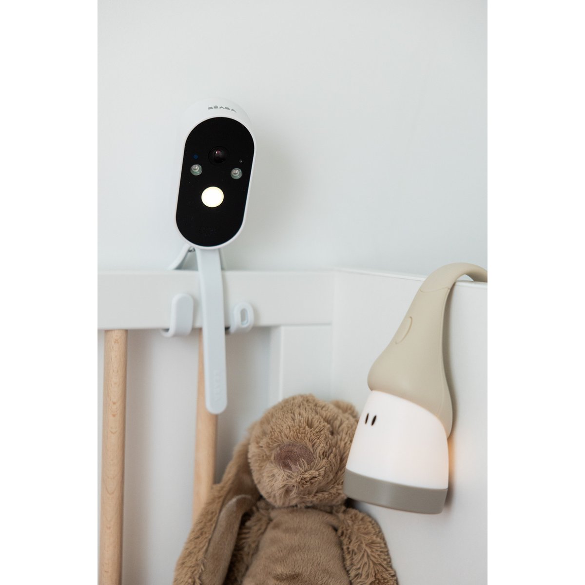 Caméra ZEN TRAVEL + tripod pour écoute bébé blanc, BEABA