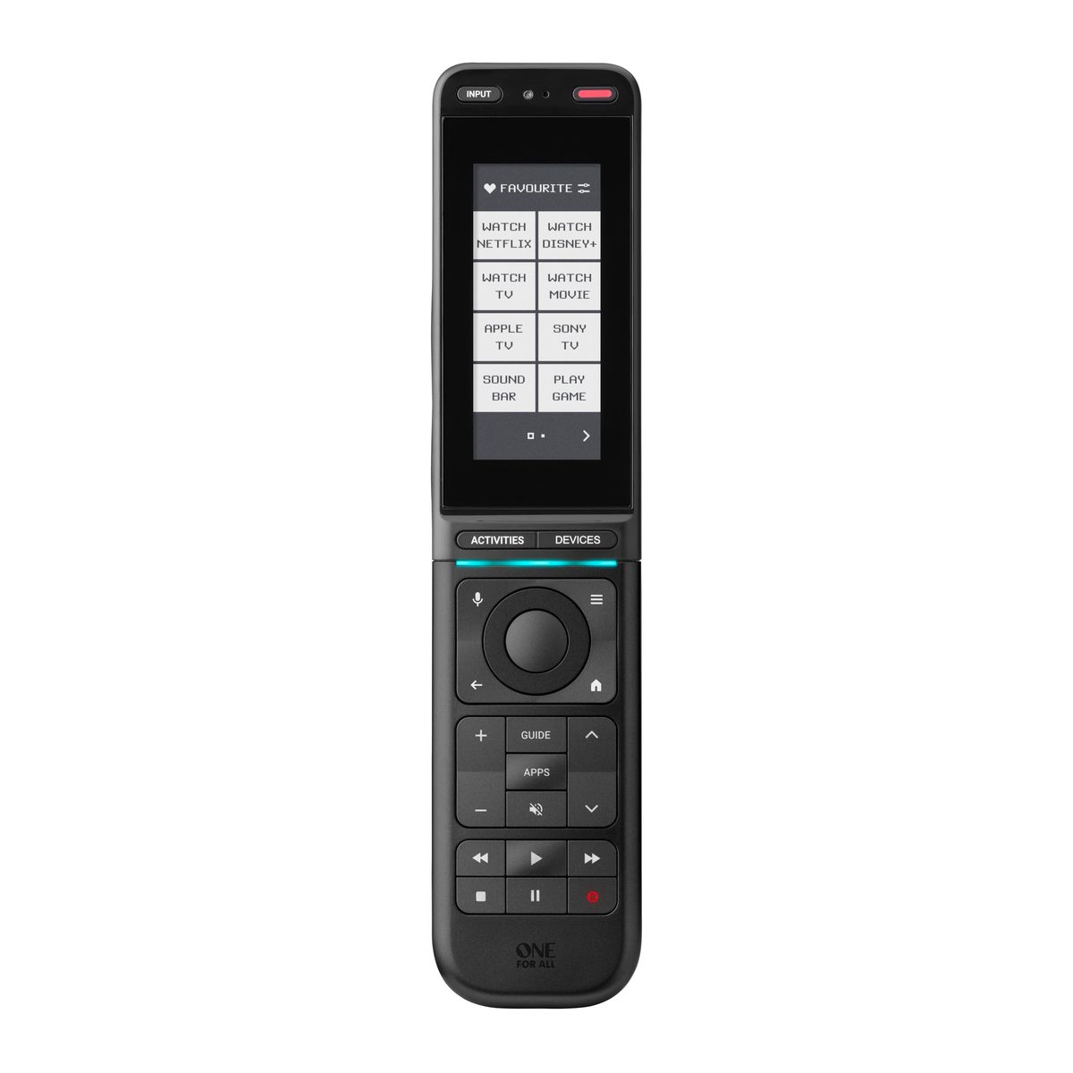 Télécommande 12 en 1 Smart Pro Touch écran tactile couleur unique, ONE FOR ALL