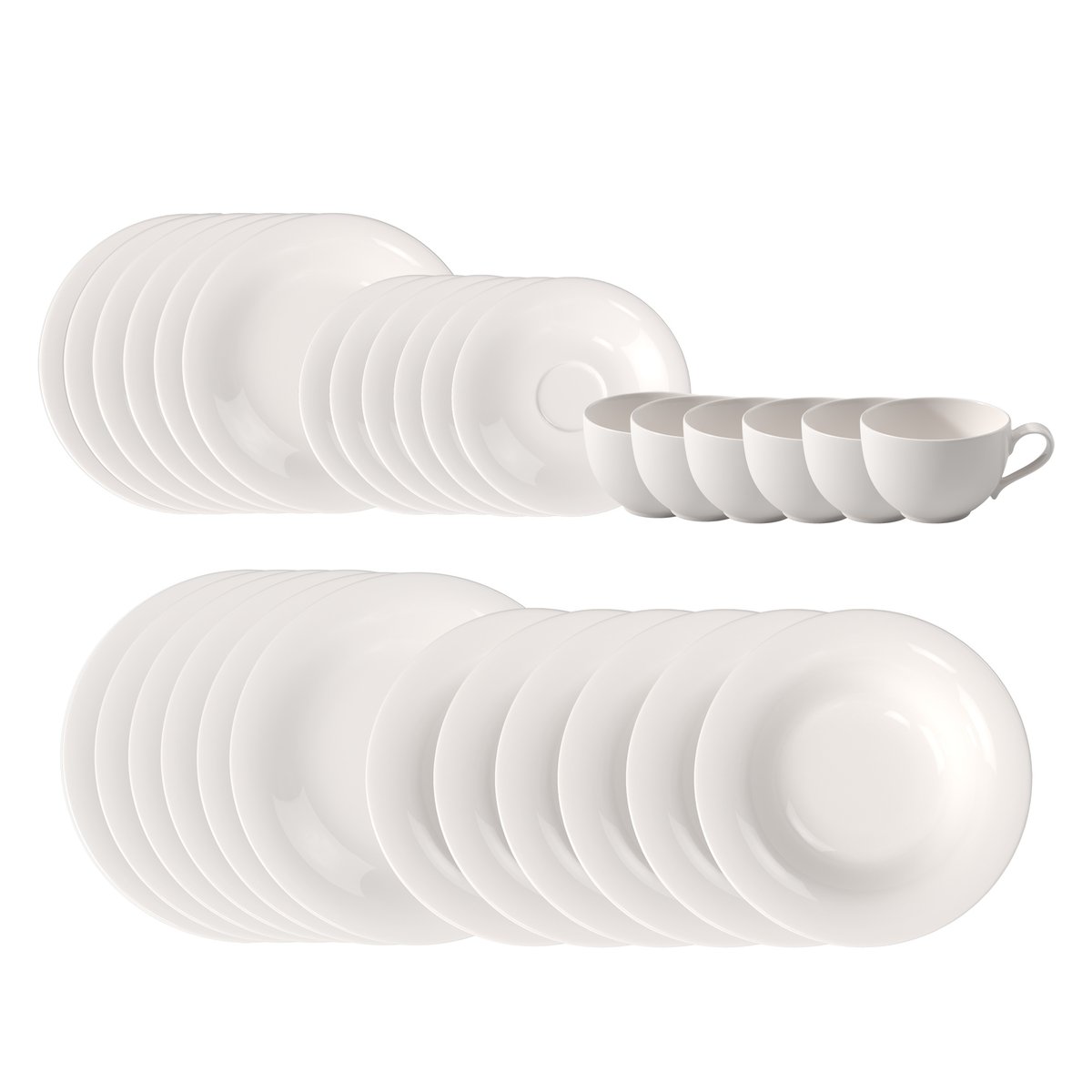 Ensemble De Base, 30Pcs Ec ESSENTIAL couleur unique, LIKE. BY VILLEROY & BOCH