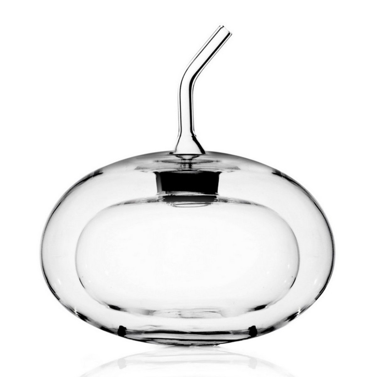 Petit huilier design verre double paroi Sfera transparent, ICHENDORF