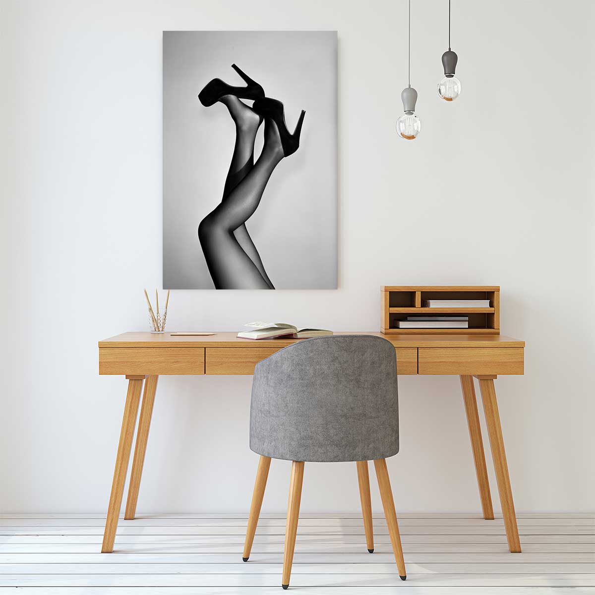 Tableau contemporain Talons de velours tableau alu dibond, HEXOA