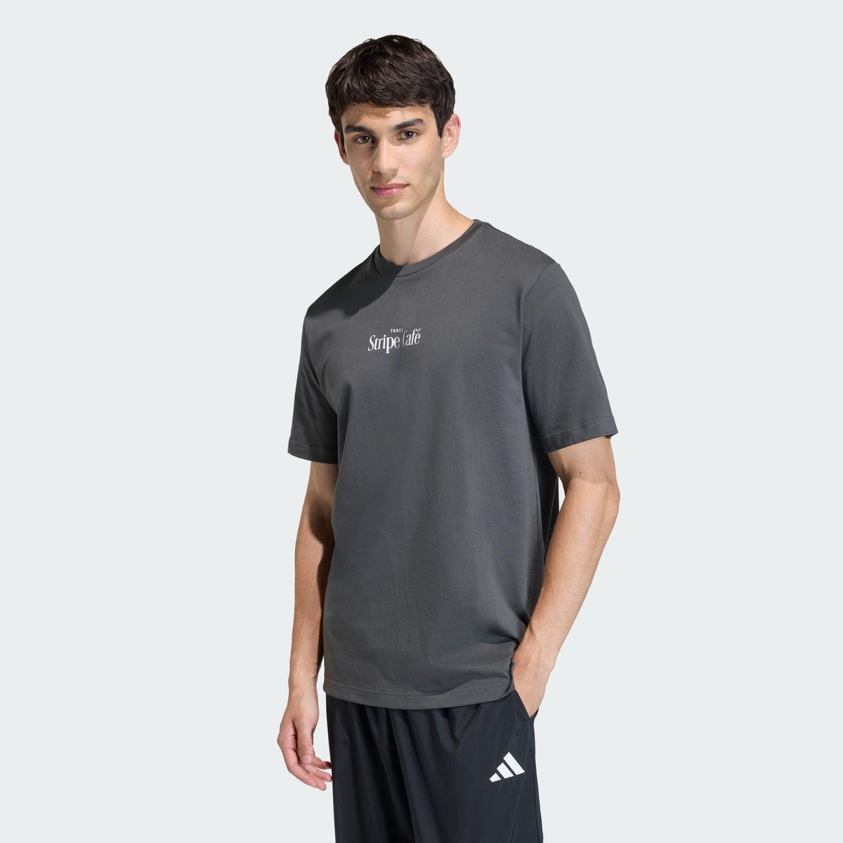 T-Shirt Coffee Cafe Donut Box Graphic T-Shirt Coffee Cafe Donut Box Graphic grey six, ADIDAS SPORTSWEAR