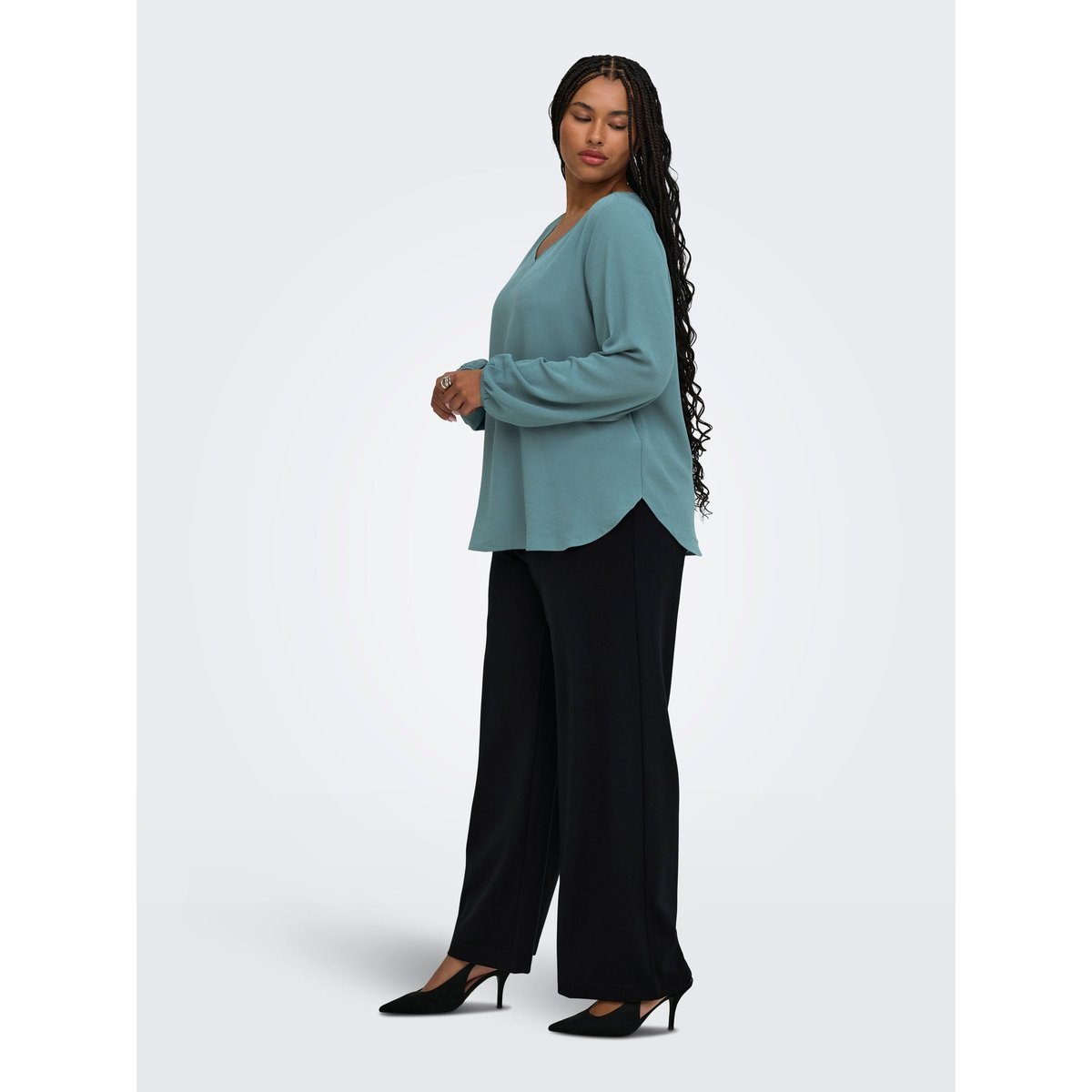 Pantalon noire - black, ONLY CARMAKOMA