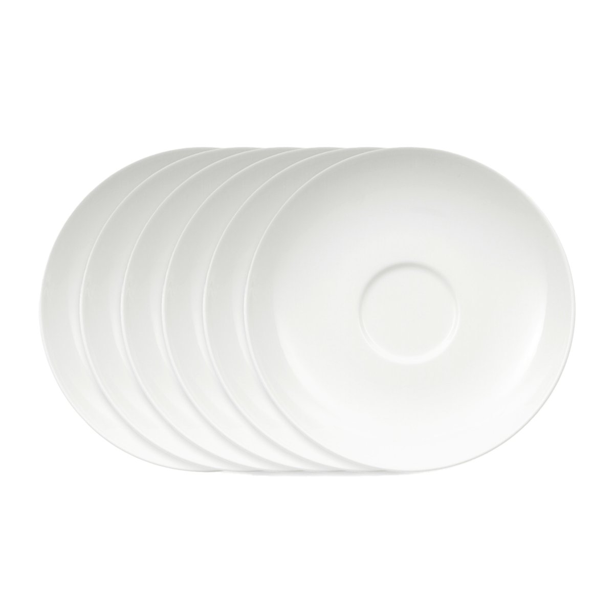 Sous-Tasse À Café/Thé, 6 Pièces ROYAL blanc, VILLEROY & BOCH