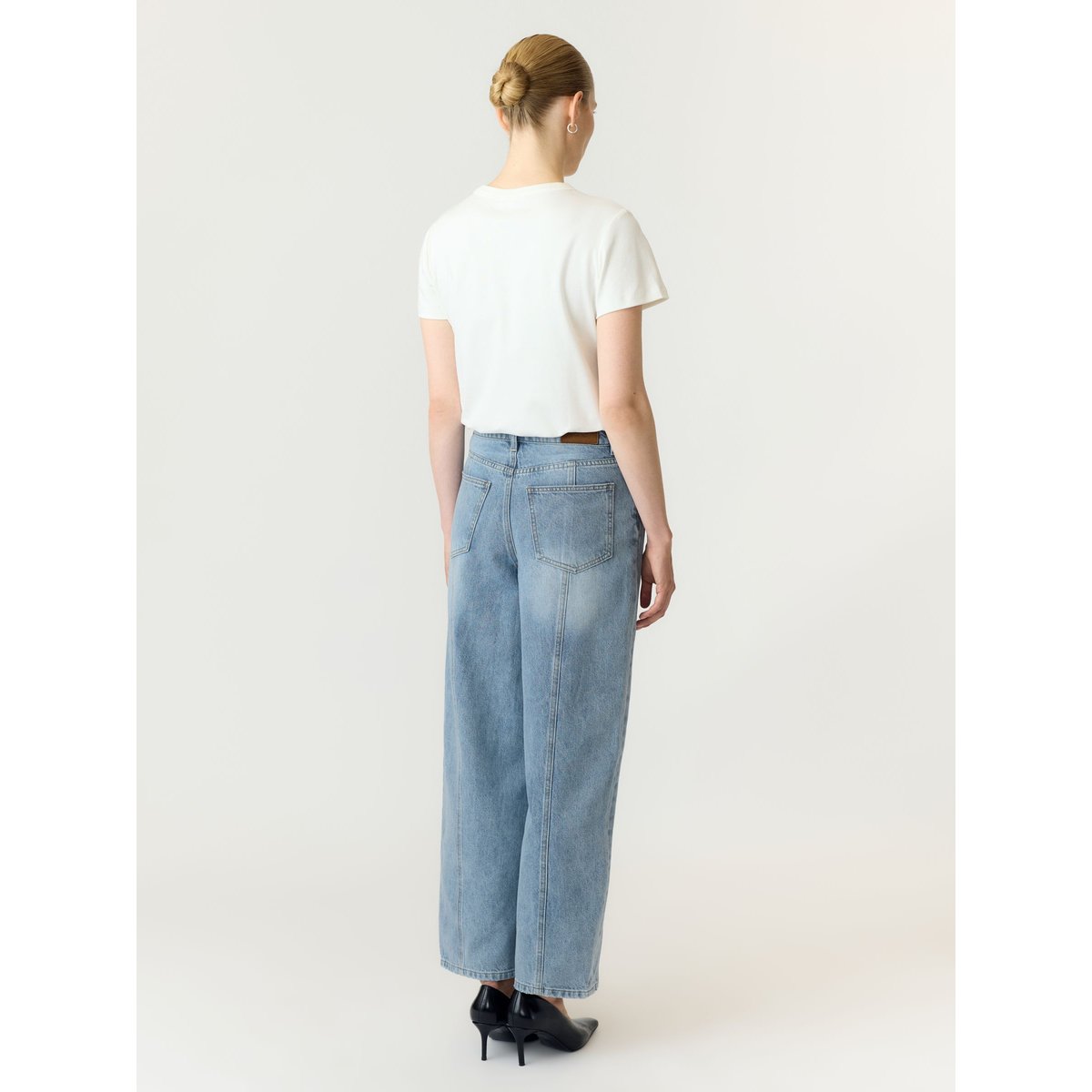 Jean bleu - light blue denim1, YAS