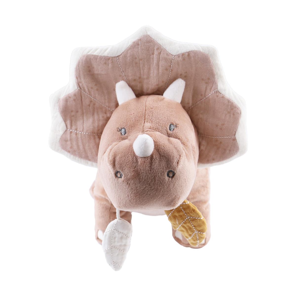 Peluche d'activités rose, écru, ocre, NOUKIE'S