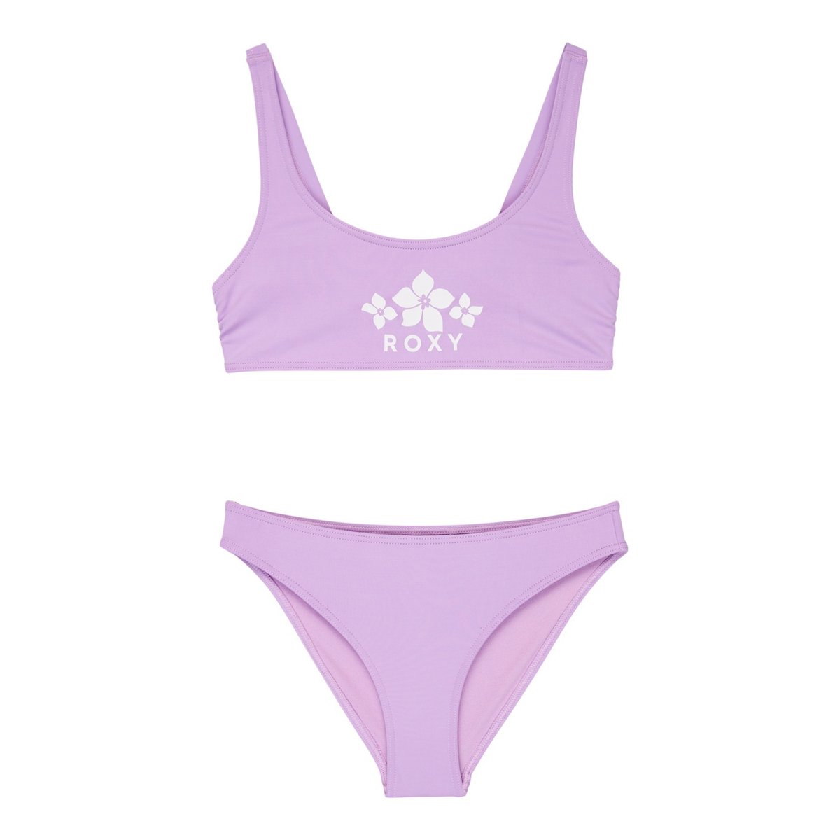 Ensemble 2 pièces bikini bralette deux pièces SOLID ACTIVE SET. violet crocus petal, ROXY