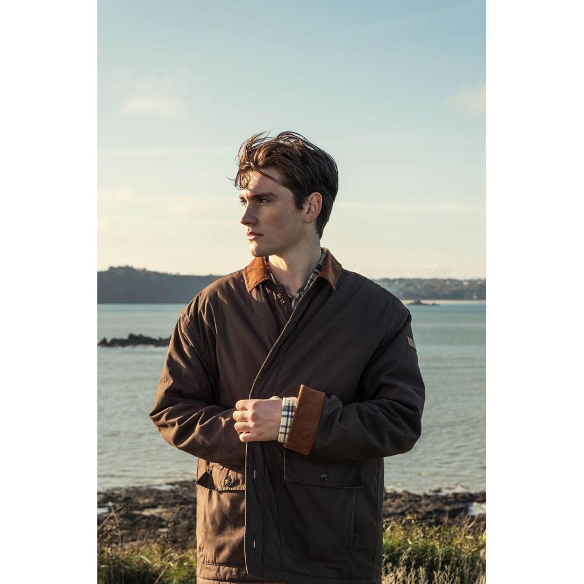 Blouson imperméable LYESSVES brun, TBS