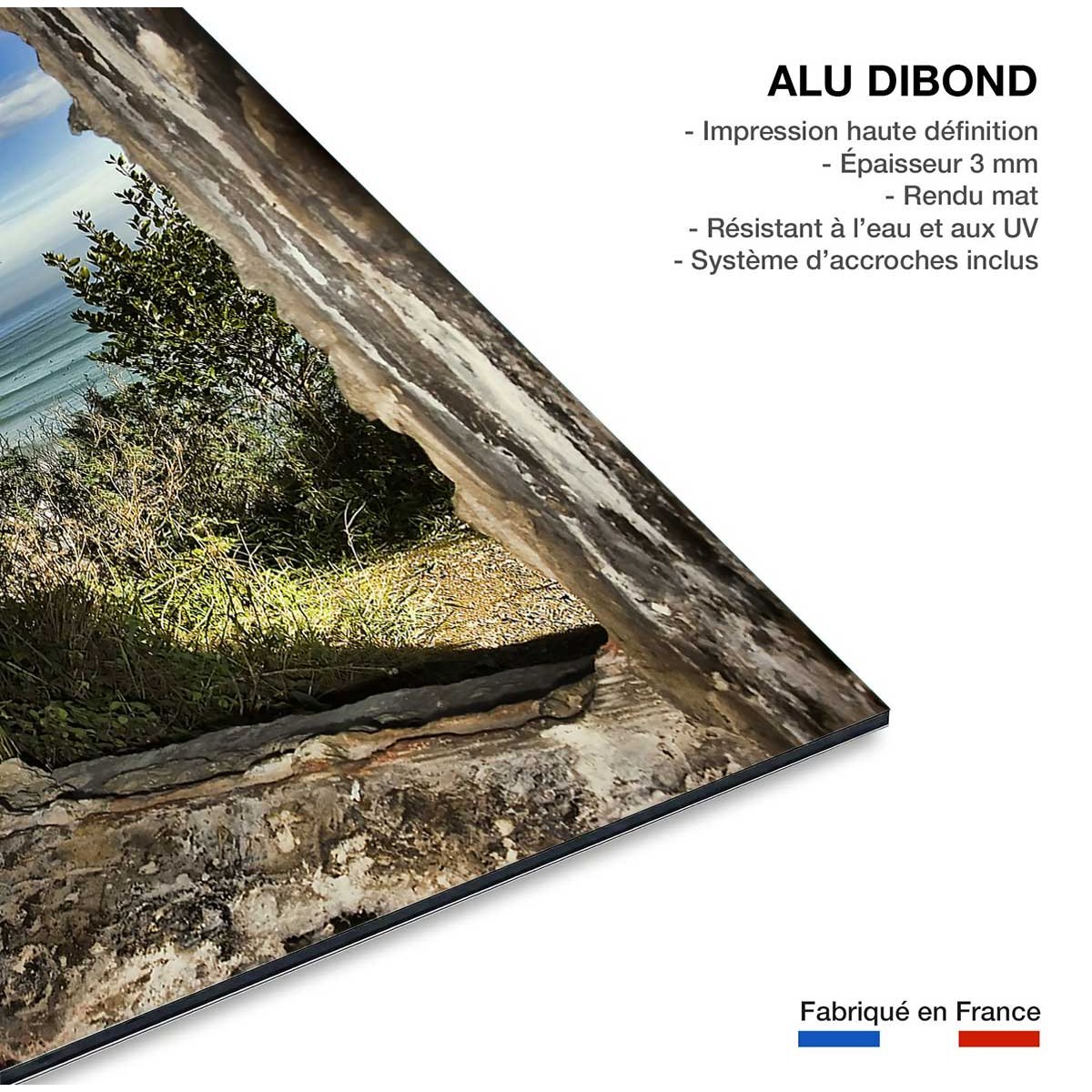 Tableau vue sur laredo cantabrie tableau alu dibond, HEXOA