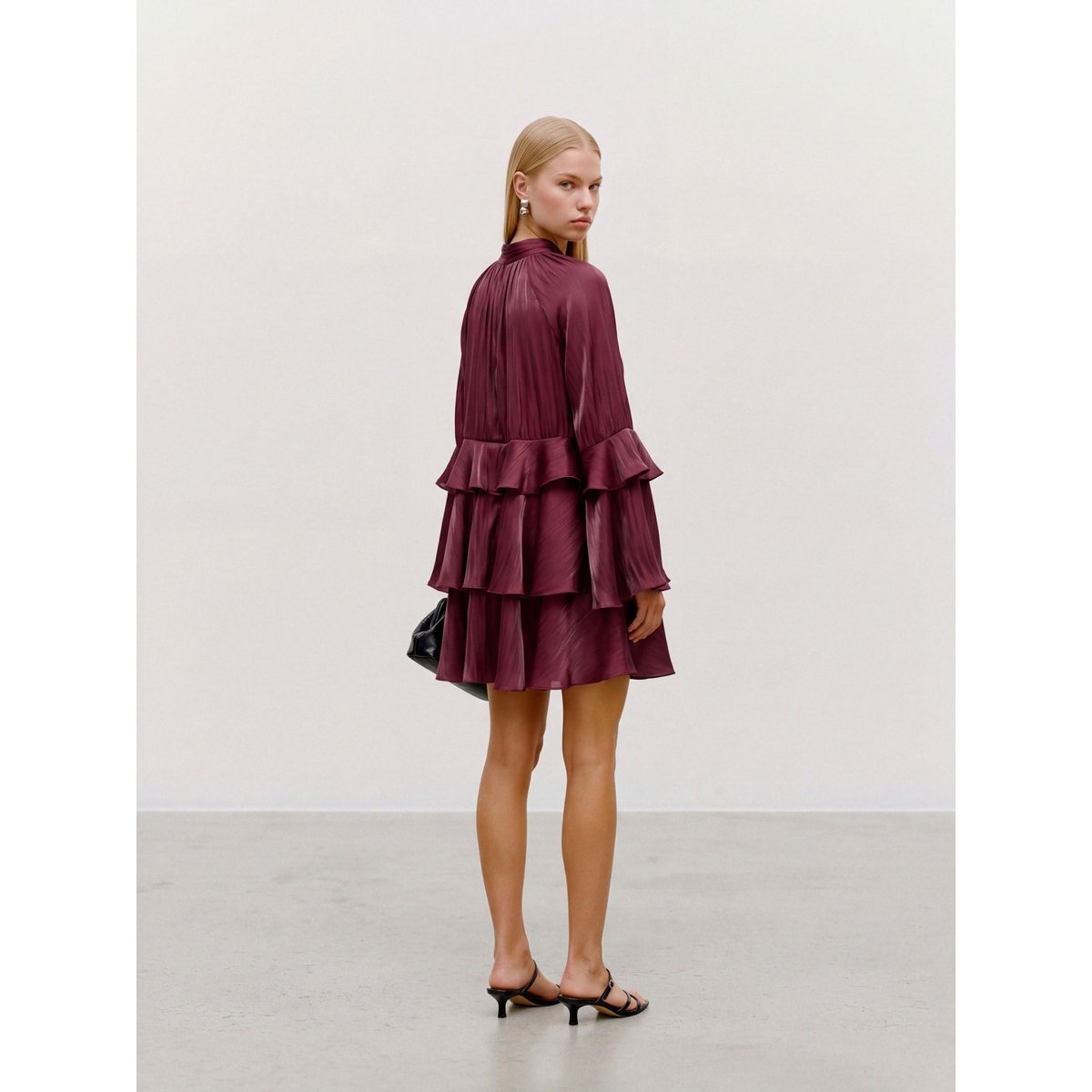 Robe À Volants rouge - biking red 1, VERO MODA