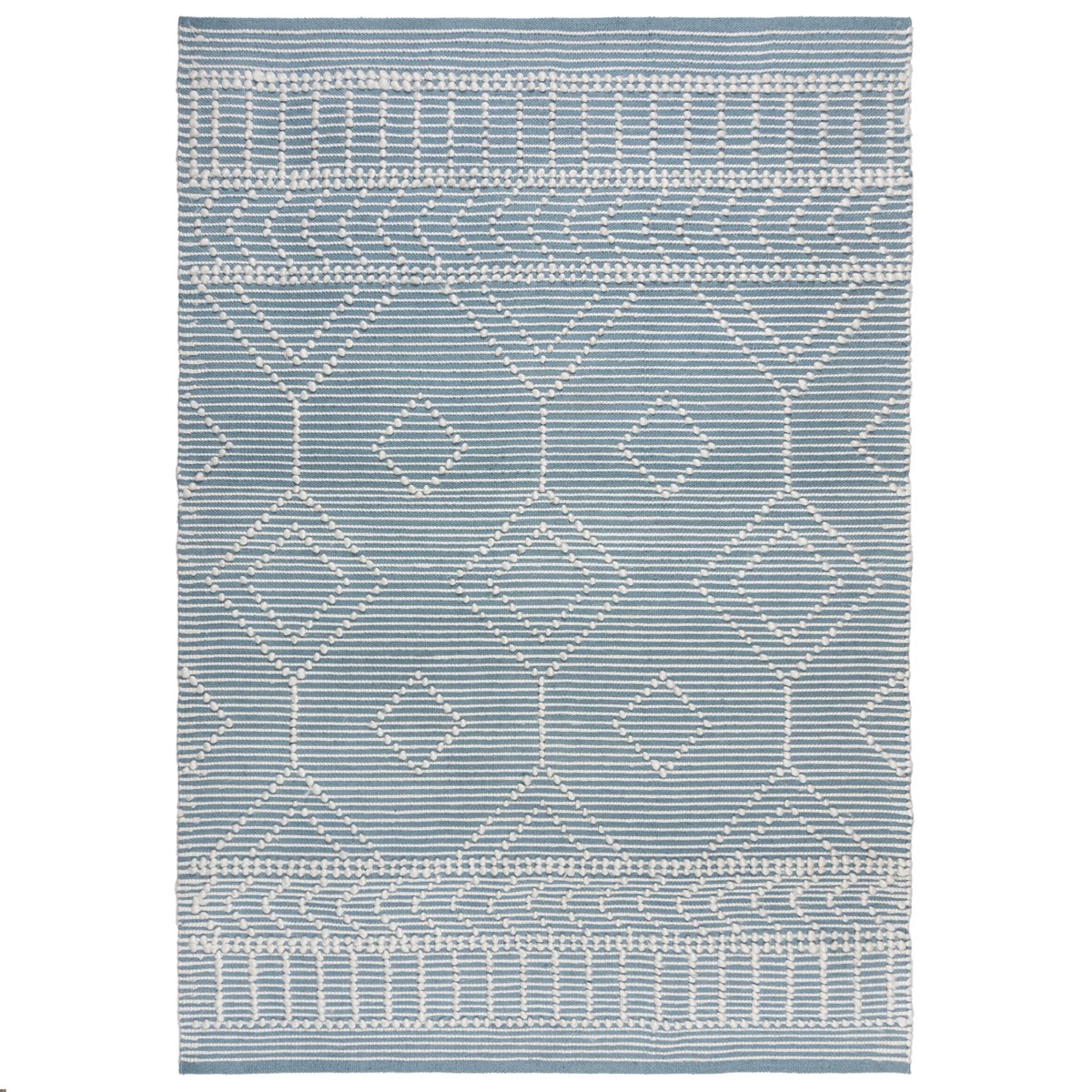 Tapis salon et chambre moderne ROBY bleu, NOVATREND