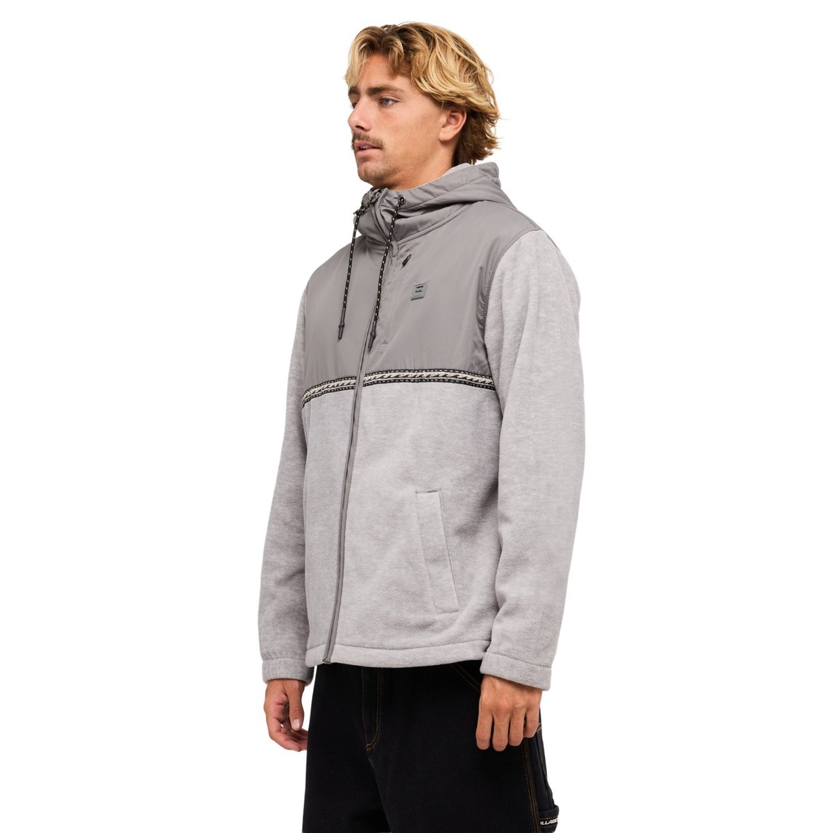 Polaire zippée BOUNDARY LITE ZIP gris grey heather, BILLABONG