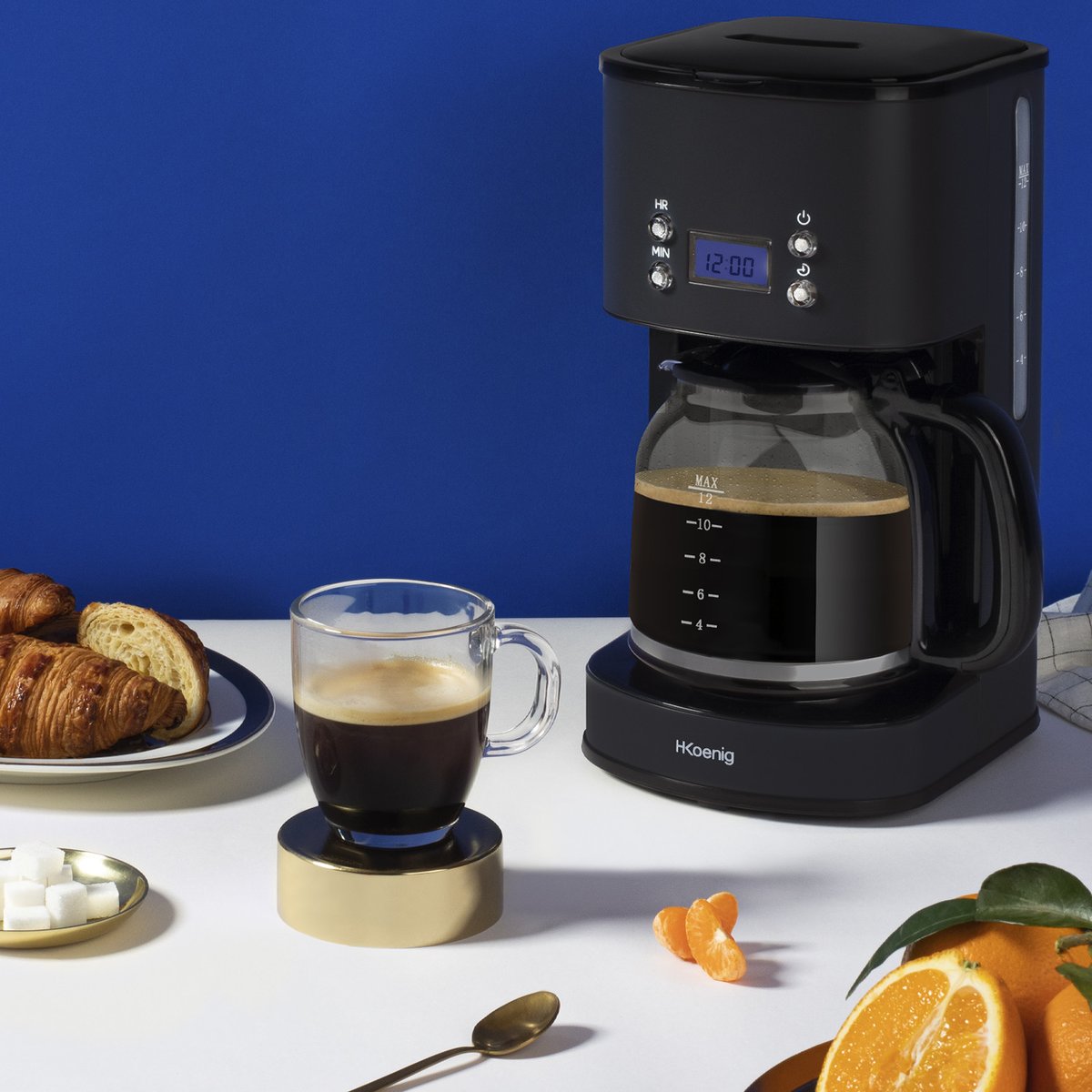 cafetière programmable - mg32 couleur unique, H.KOENIG