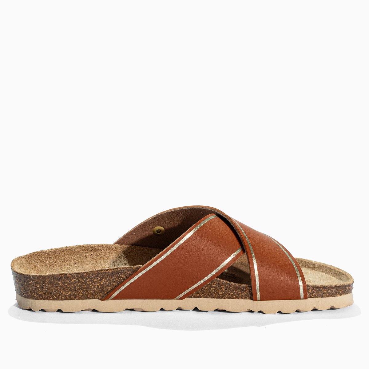 Sandales ELCHE brown/gold, BAYTON