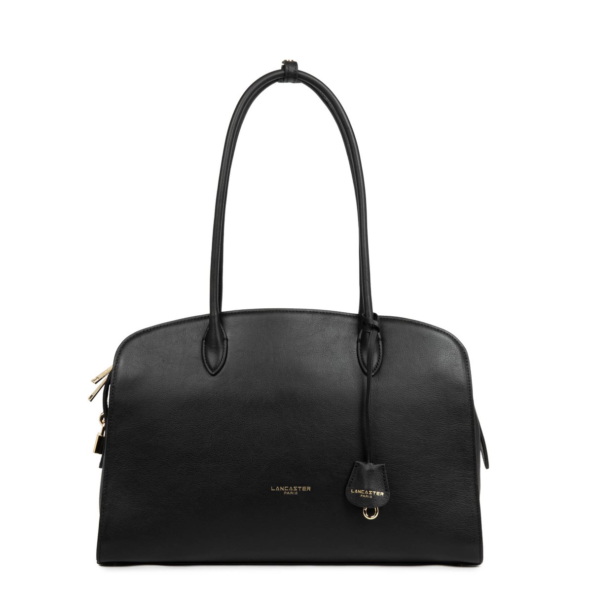 Grand sac cabas épaule MADEMOISELLE BONNIE noir, LANCASTER