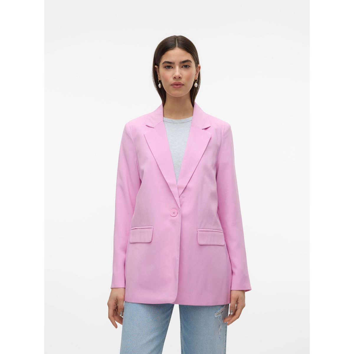 Blazer Croisé pastel lavender, VERO MODA