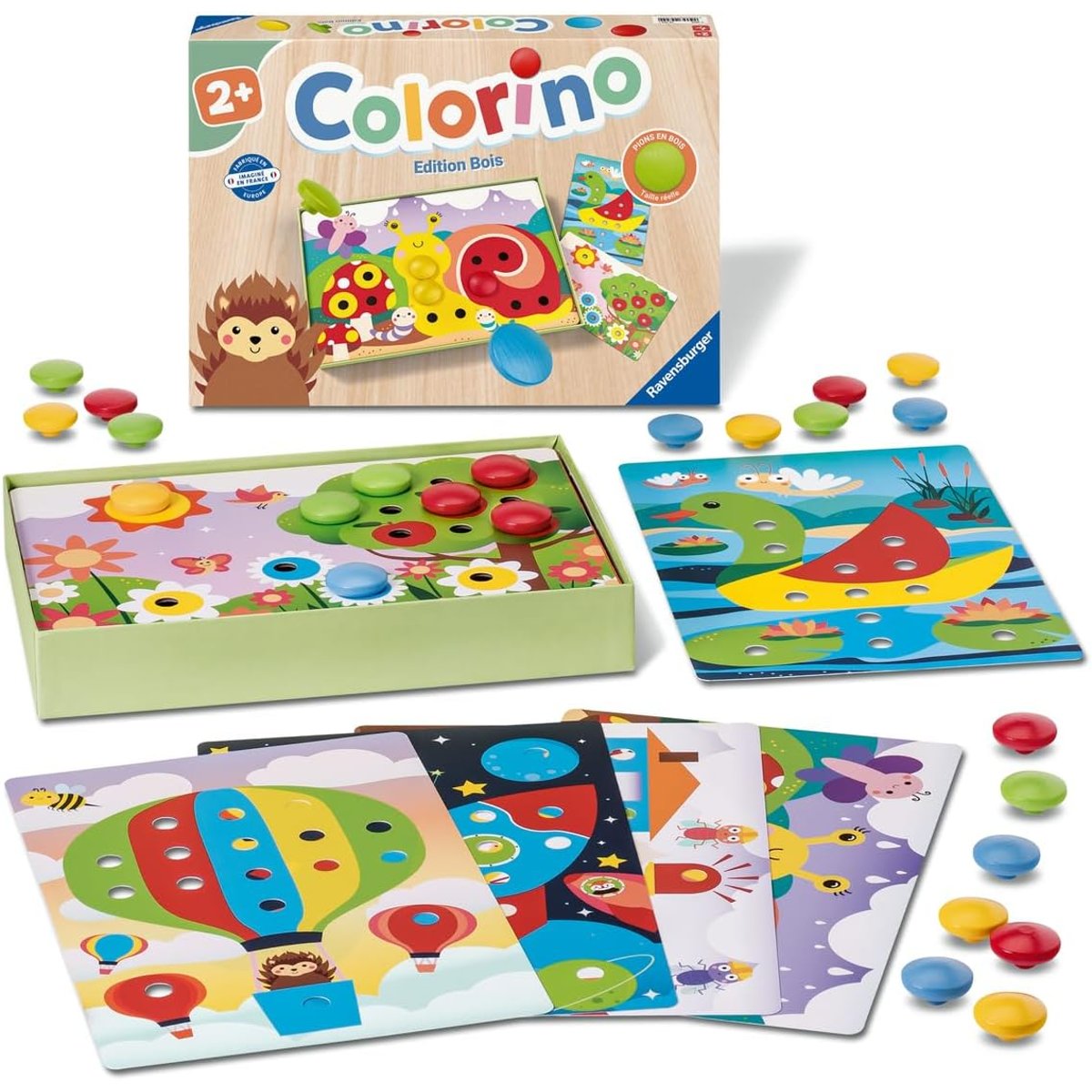 Jeux éducatif en bois Colorino beige, RAVENSBURGER
