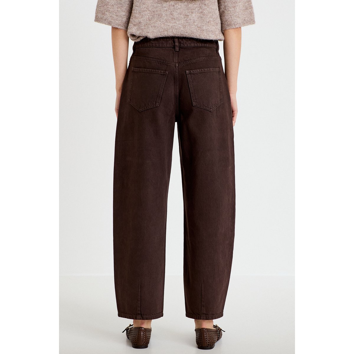 Jean bootcut taille standard marron foncé, CACHE CACHE
