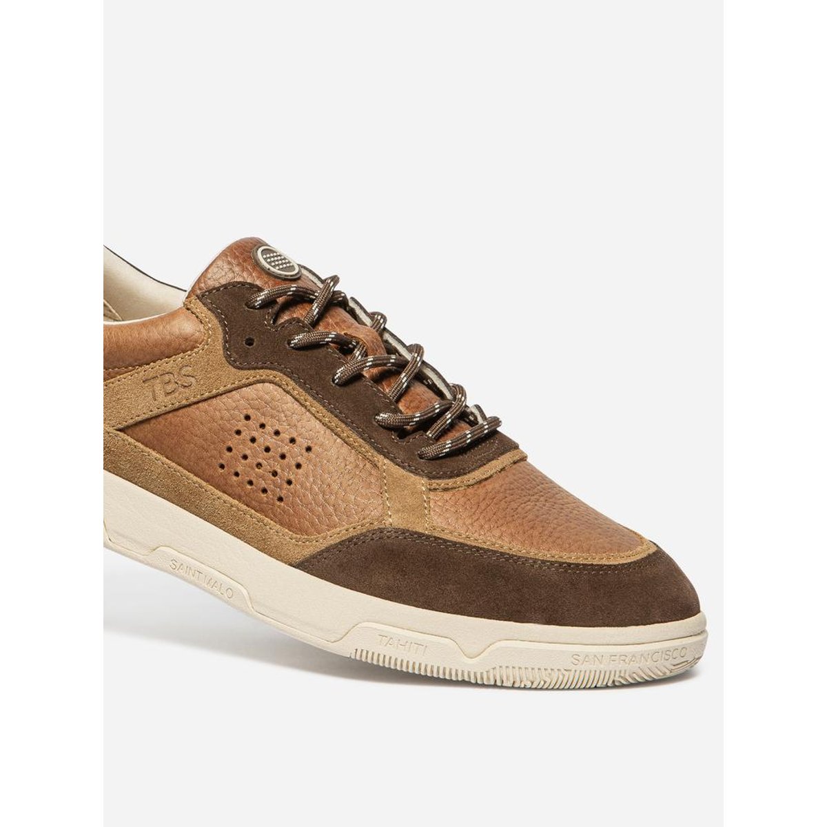 Baskets GUYLHEM camaieu marron, TBS