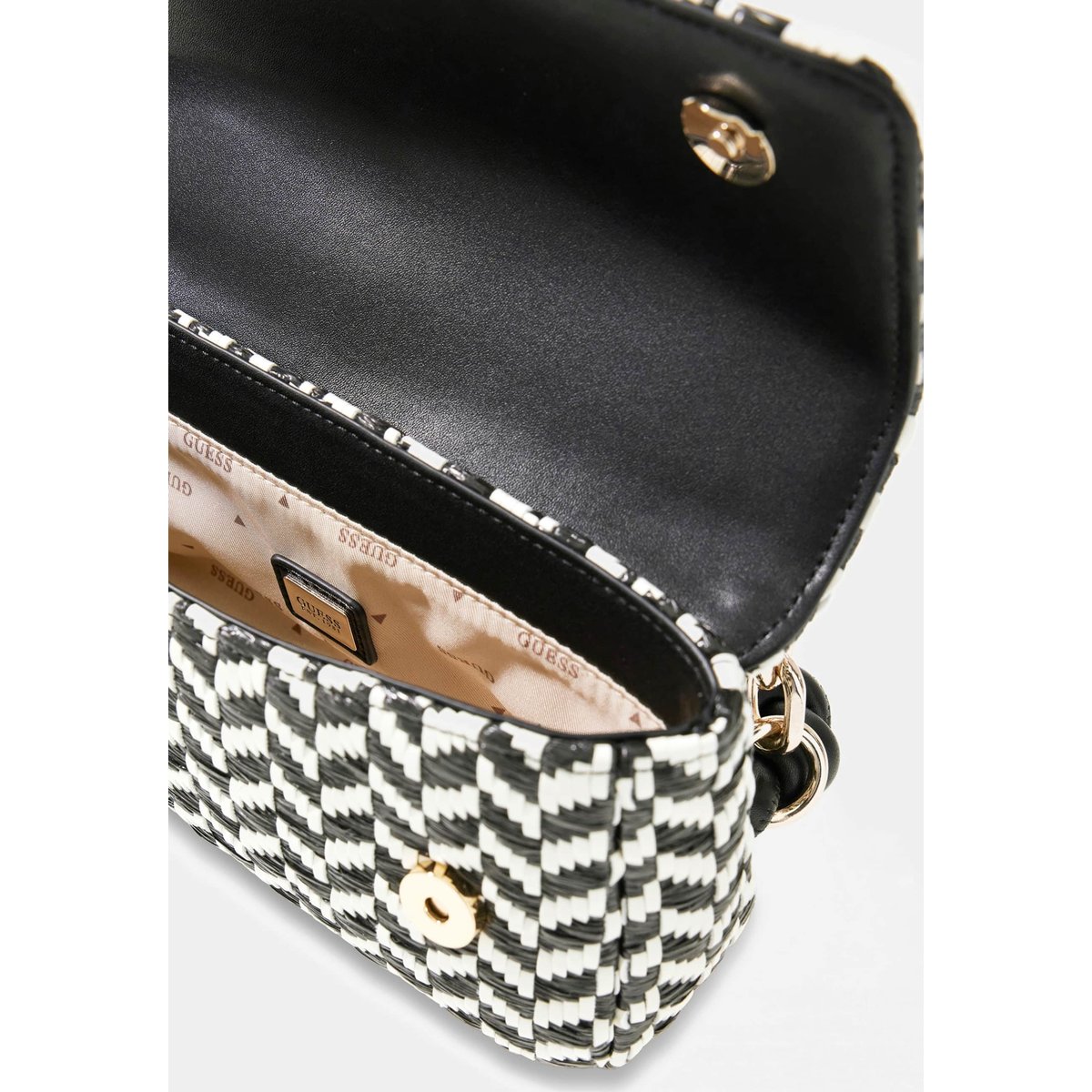 Sac À Bandoulière Tessi noir multi, GUESS