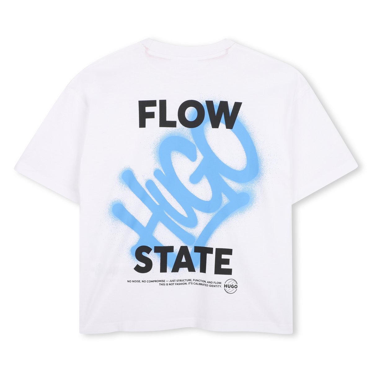 Tee-shirt manches courtes blanc, HUGO KIDSWEAR