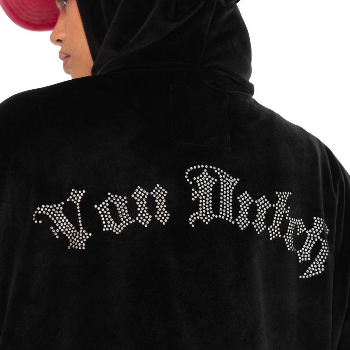Sweatshirt velours DIAMS noir, VON DUTCH