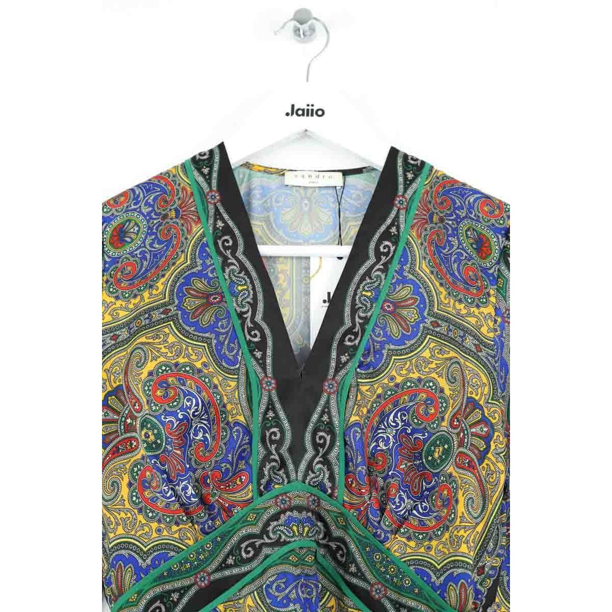 Robe - Très Bon État vert, SANDRO