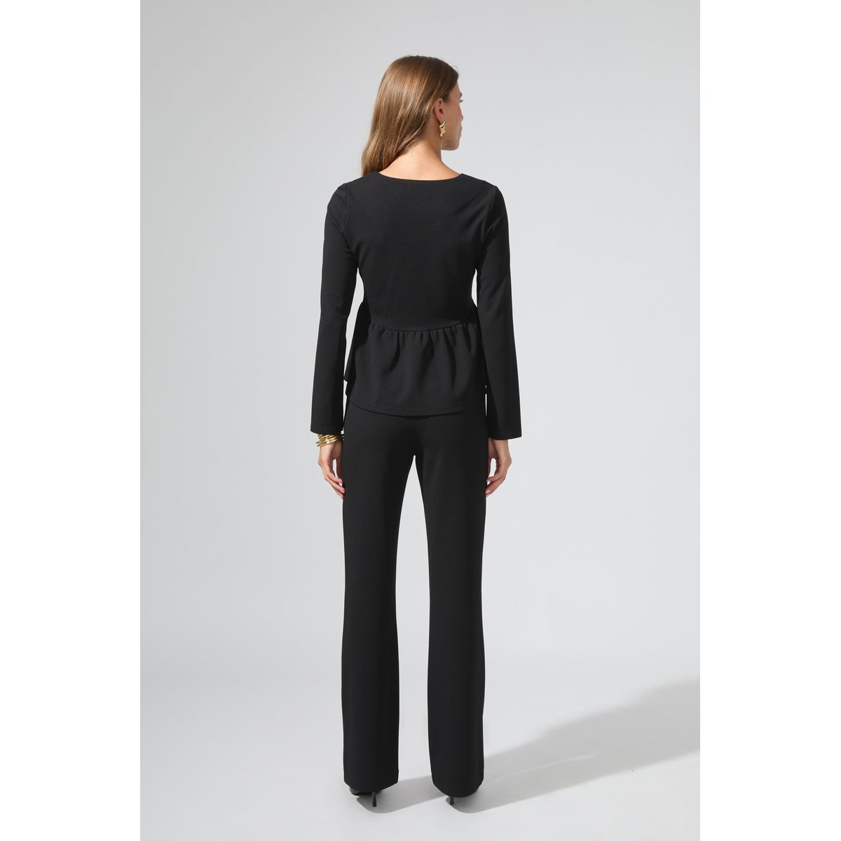 Pantalon flare VICTOR noir, BENOA