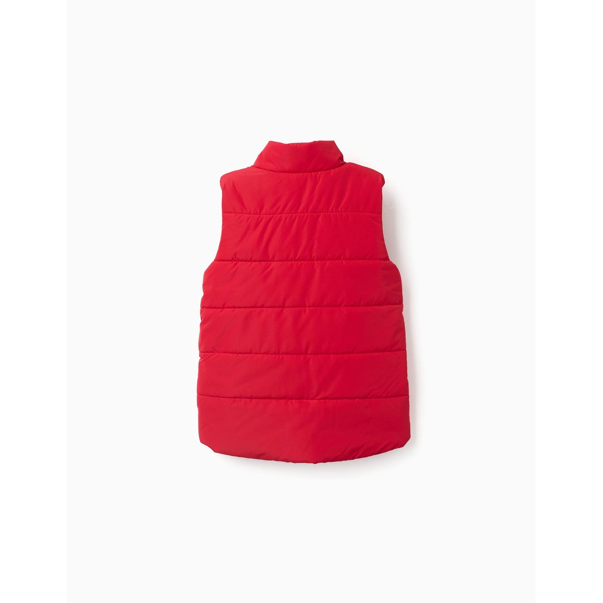 Doudoune sans manches avec doublure en polaire et poches rouge, ZIPPY