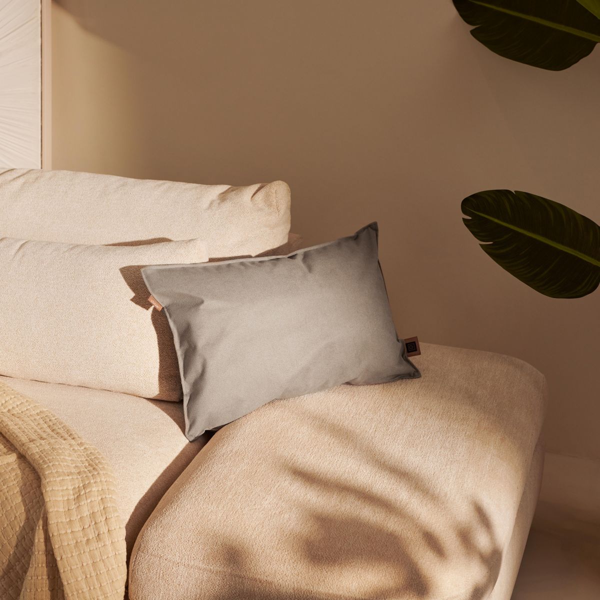 Coussin chauffant DXLV40 Mellow Gris couleur unique, DUUX