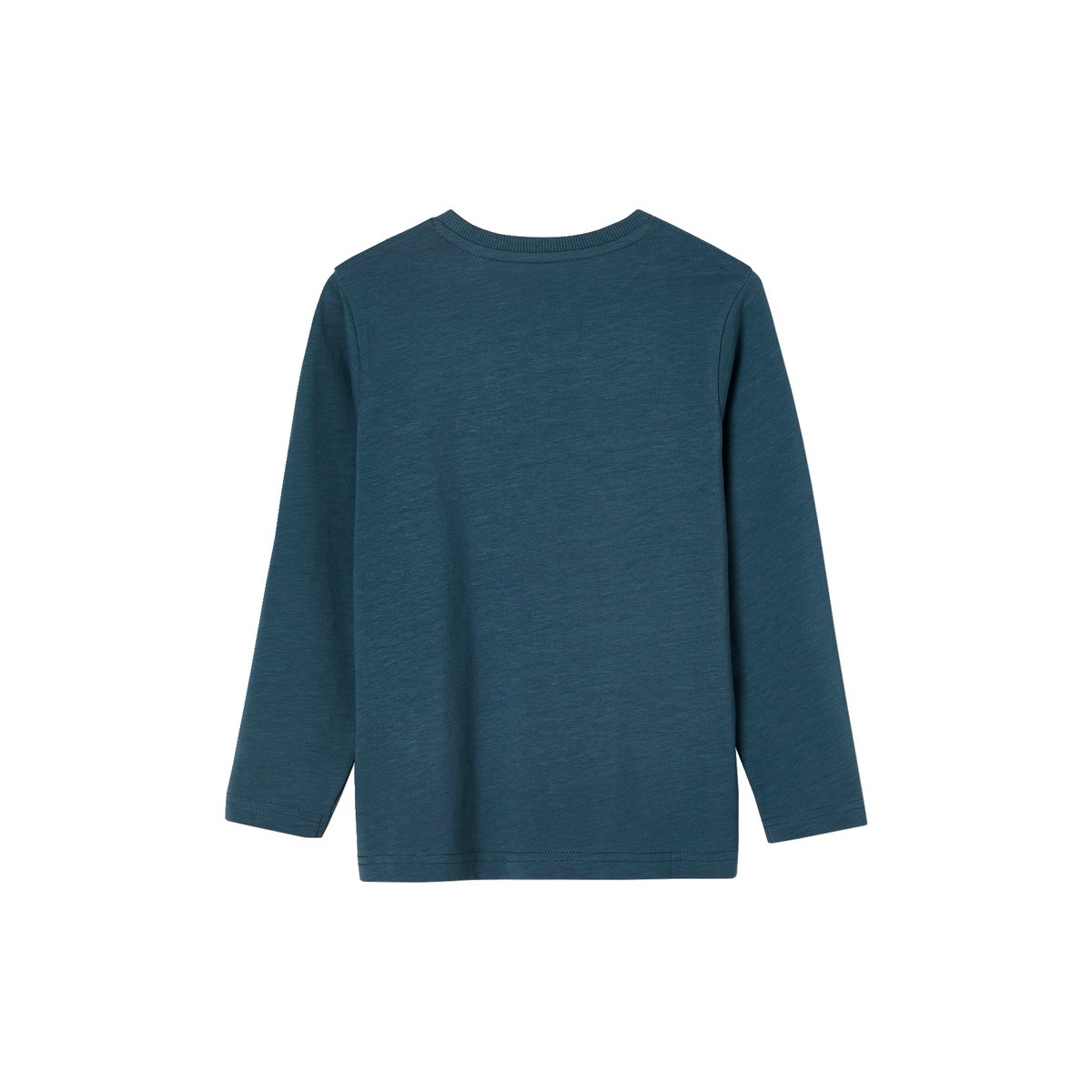 T-shirt couleur manches longues bleu, VERTBAUDET