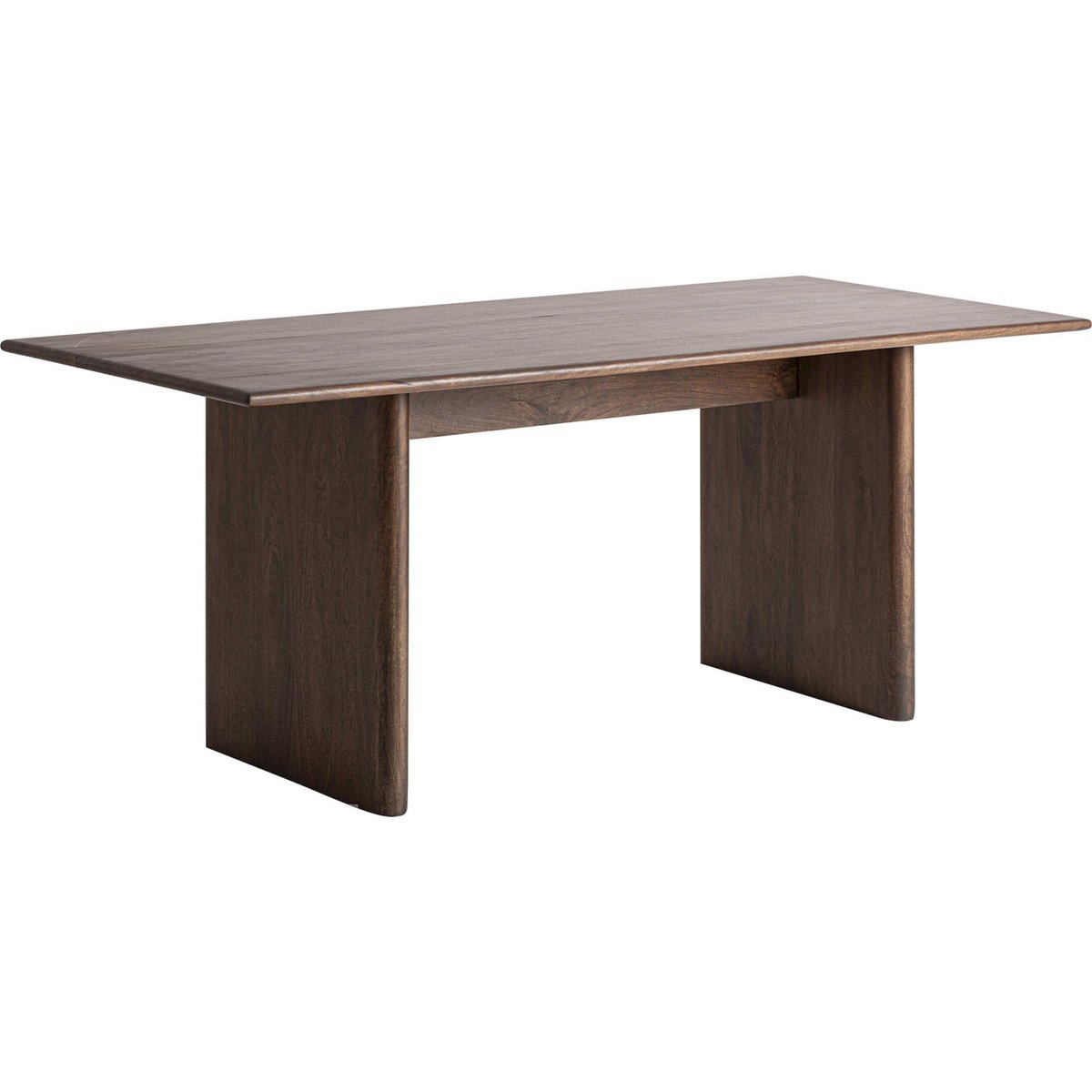 Bureau contemporain en bois de manguier marron bois naturel artisanal, RECOLLECTION